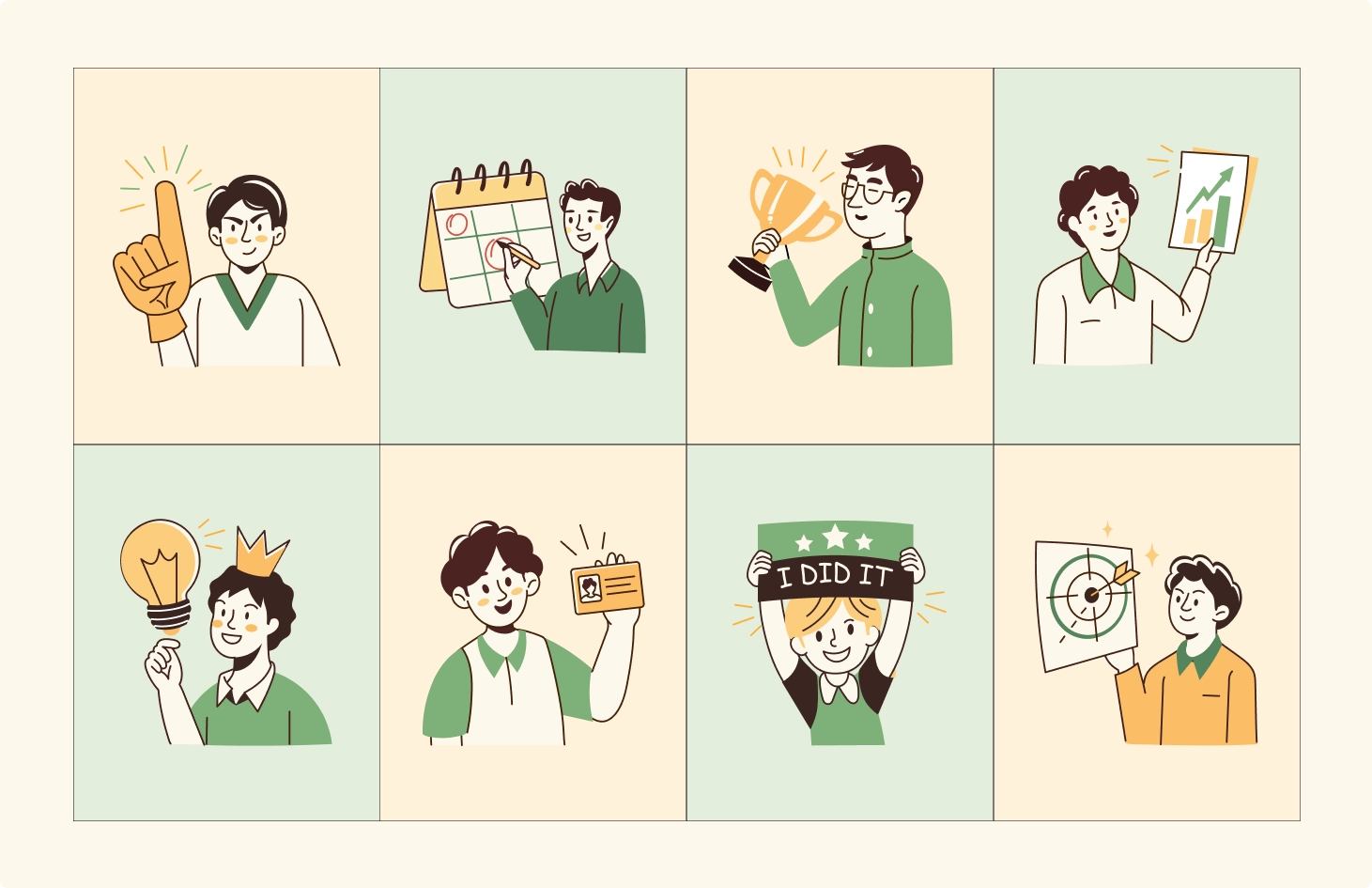 Achievement & Success Illustrations