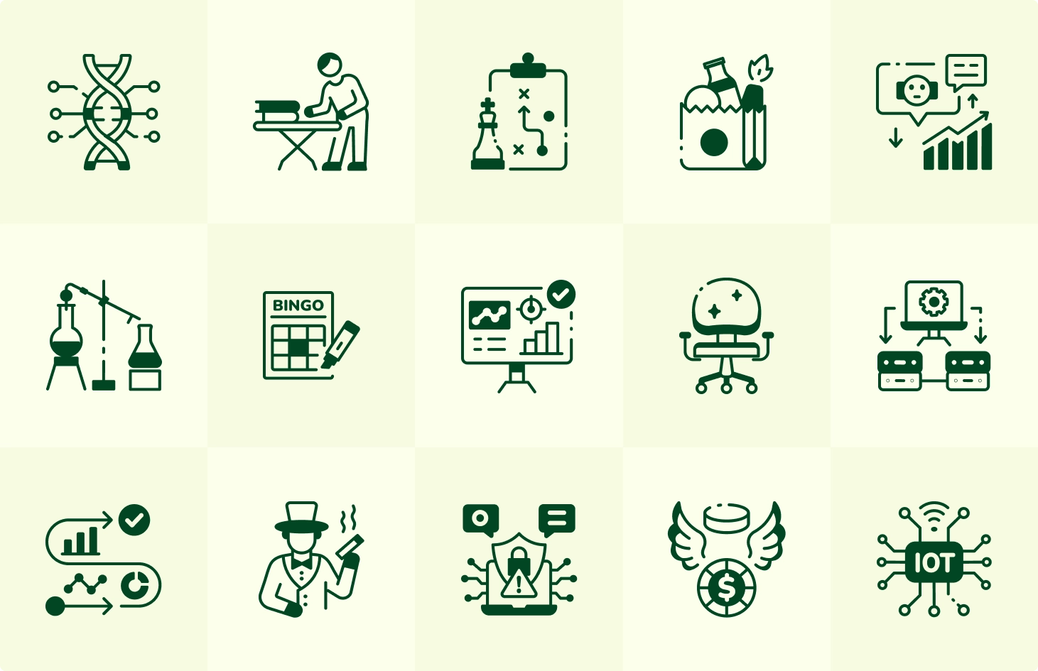 Bold Outline Icons