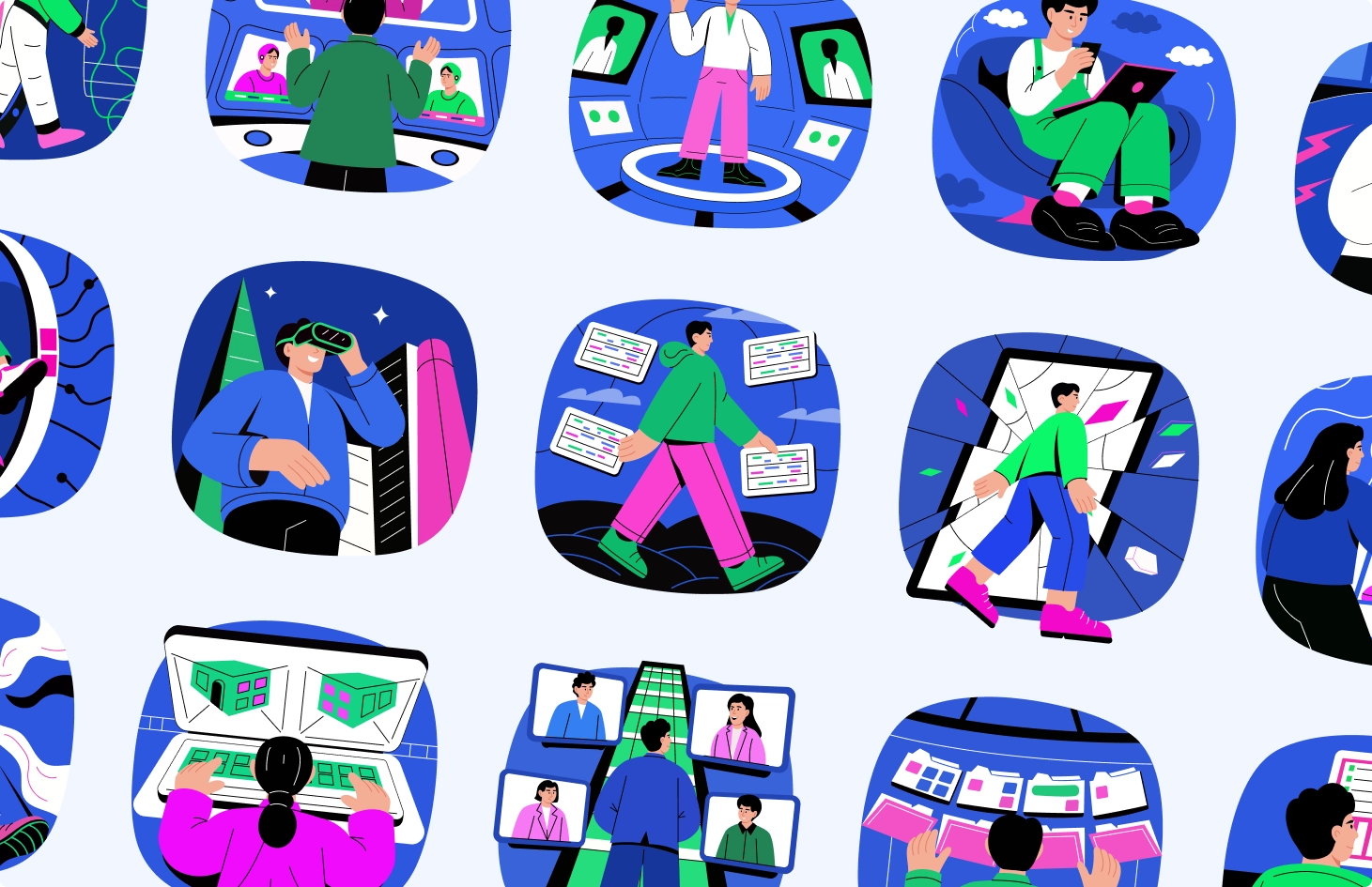 Metaverse Illustrations