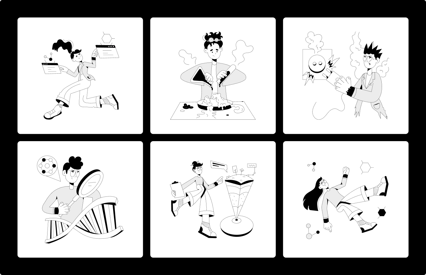 Scientist illustration