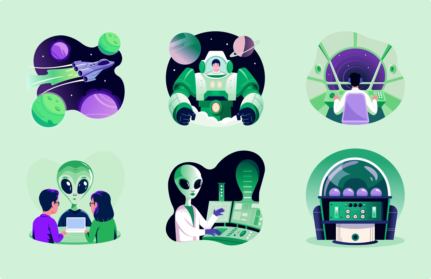 Space & Sci Fi Illustrations